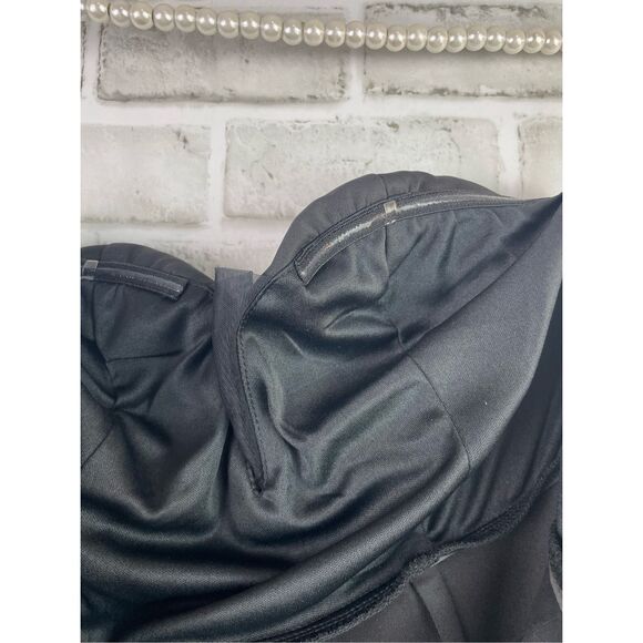 Miss Ord Black Strapless Maxi Gown with Oversized Bow – Size M - Picture 5 of 9